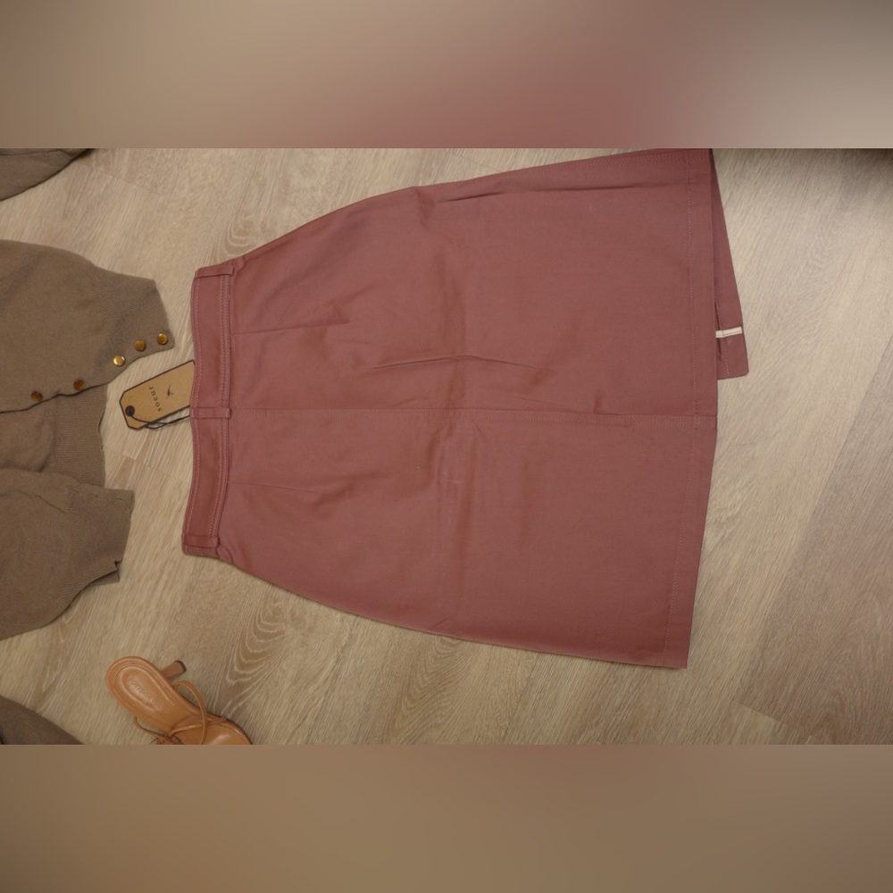 SOEUR Skirt 100% Cotton pink/ peach NWT - Picture 2 of 7